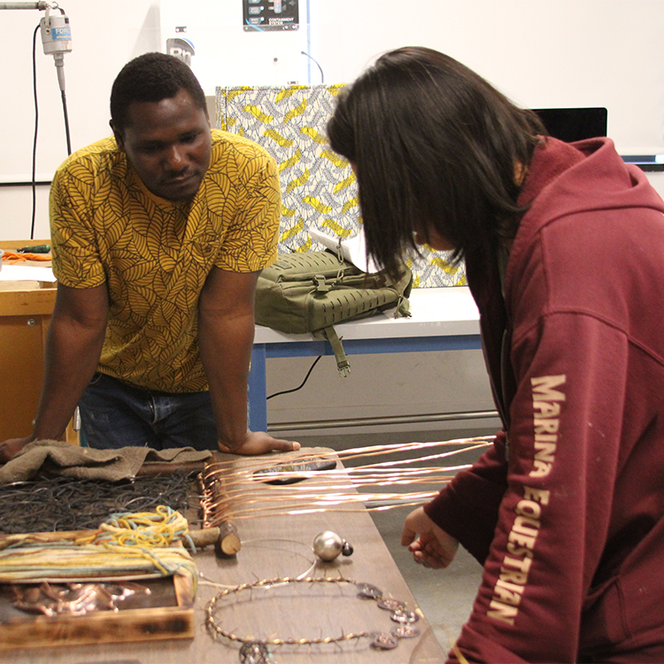 Grad Studio Ezekiel Marty and Motoko Furuhashi critique work